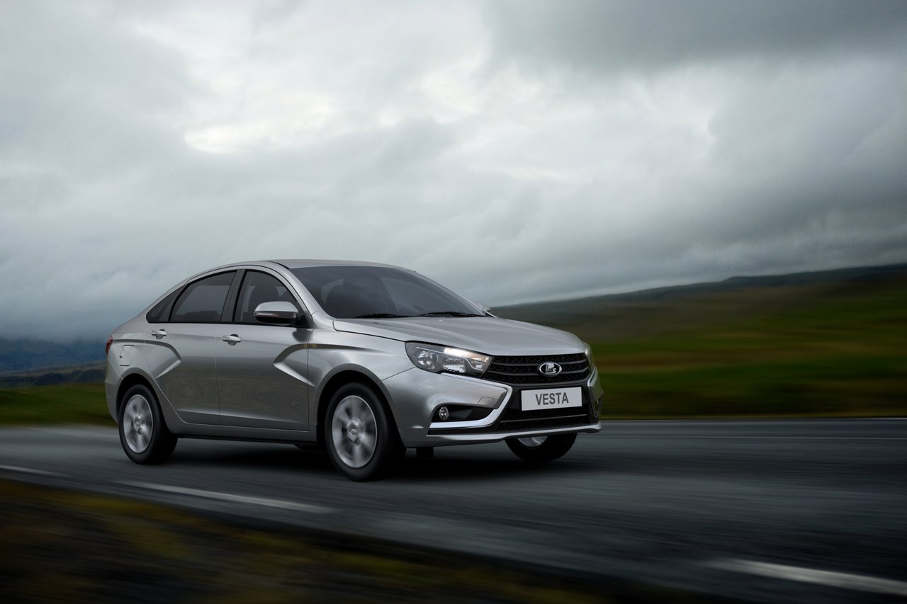 LADA Vesta и LADA Granta в тройке лидеров самых покупаемых автомобилей России